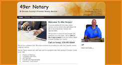 Desktop Screenshot of 49ernotary.com